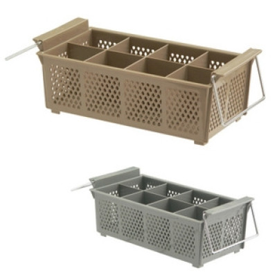 八格餐具籃(有柄) HS-HT-322B 八格餐具籃(有柄) HS-HT-322B
